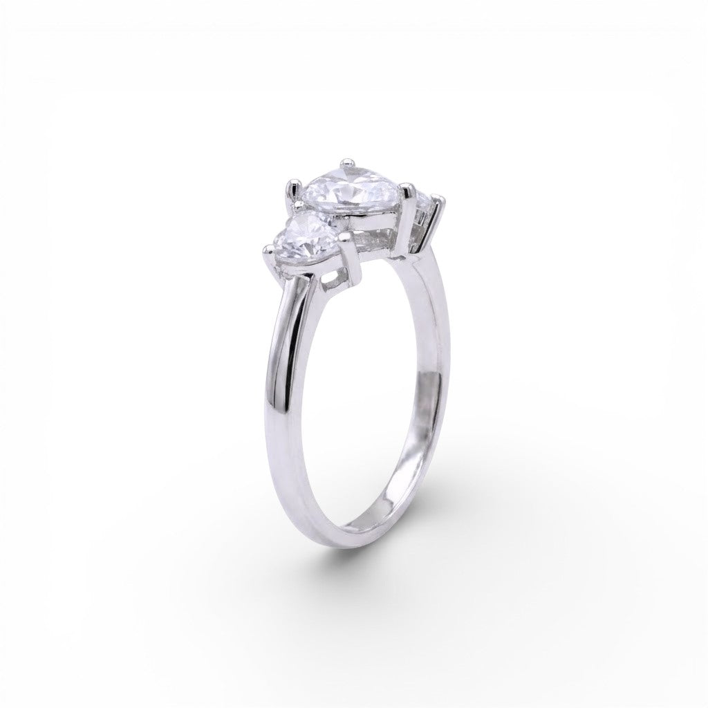 Anello Trilogy In Argento 925