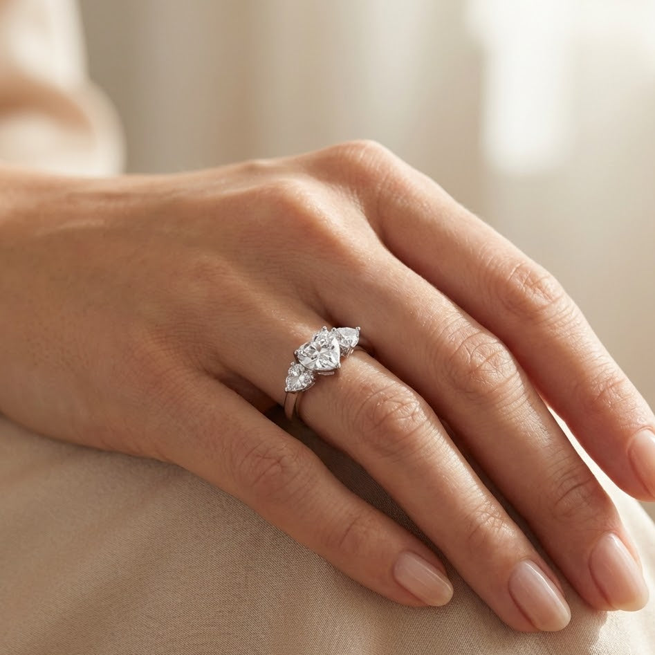 Anello Trilogy In Argento 925