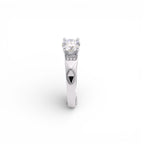 Anello Solitario con Zirconi In Argento 925