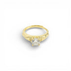 Anello Solitario con Zirconi In Argento 925