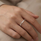 Anello Bamboo In Acciaio Inossidabile