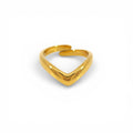 Anello Regolabile V-Shape in Acciaio Inossidabile