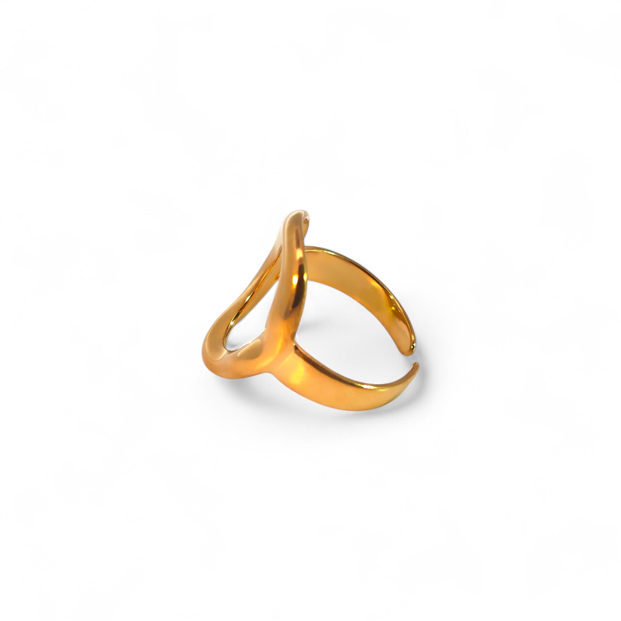 Anello Fascia Aperta in Acciaio Inossidabile