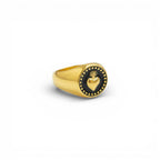 Anello Chevalier Sacro Cuore In Acciaio Inossidabile