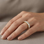 Anello Veretta Eternity In Acciaio Inossidabile