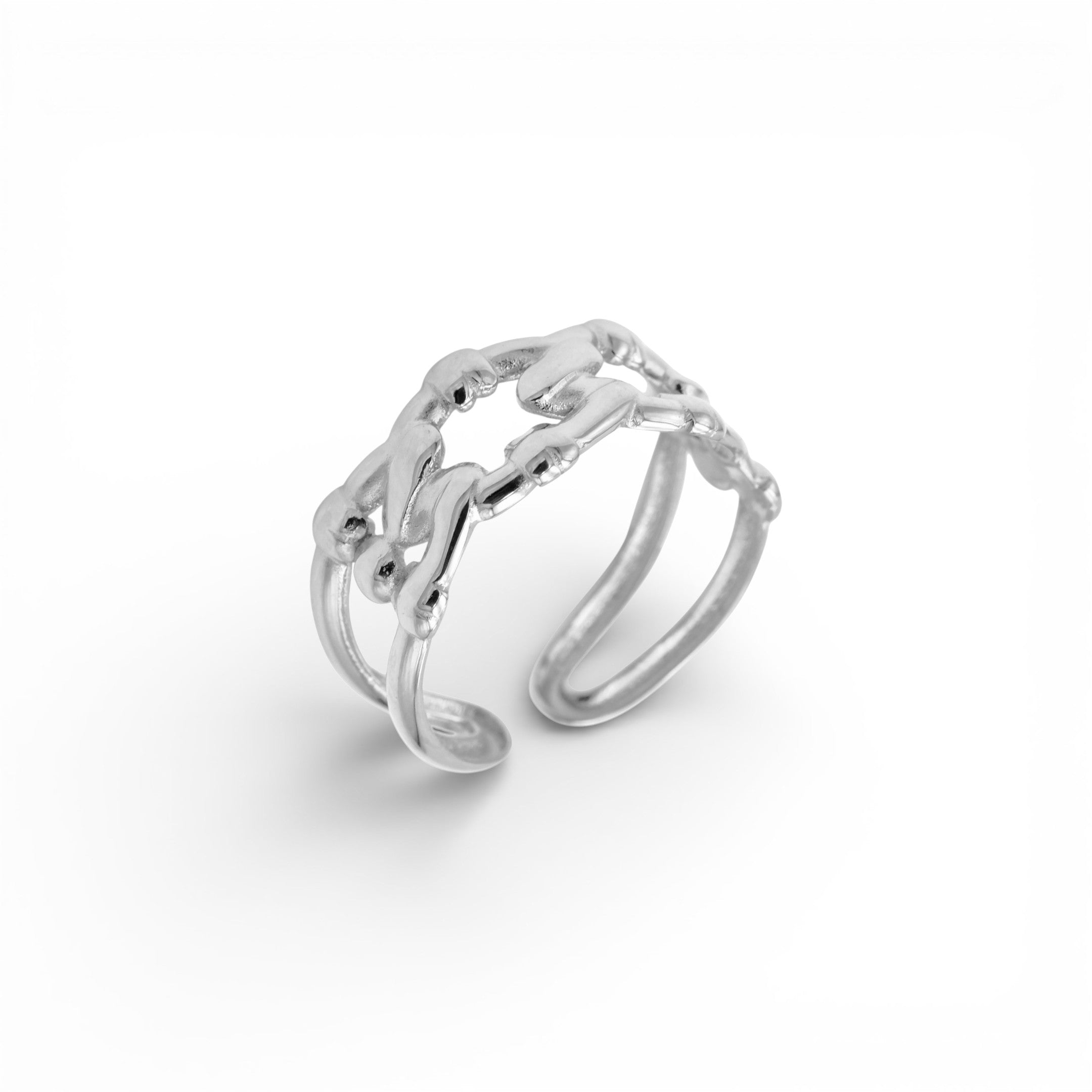 Anello Industrial Edge In Acciaio Inossidabile
