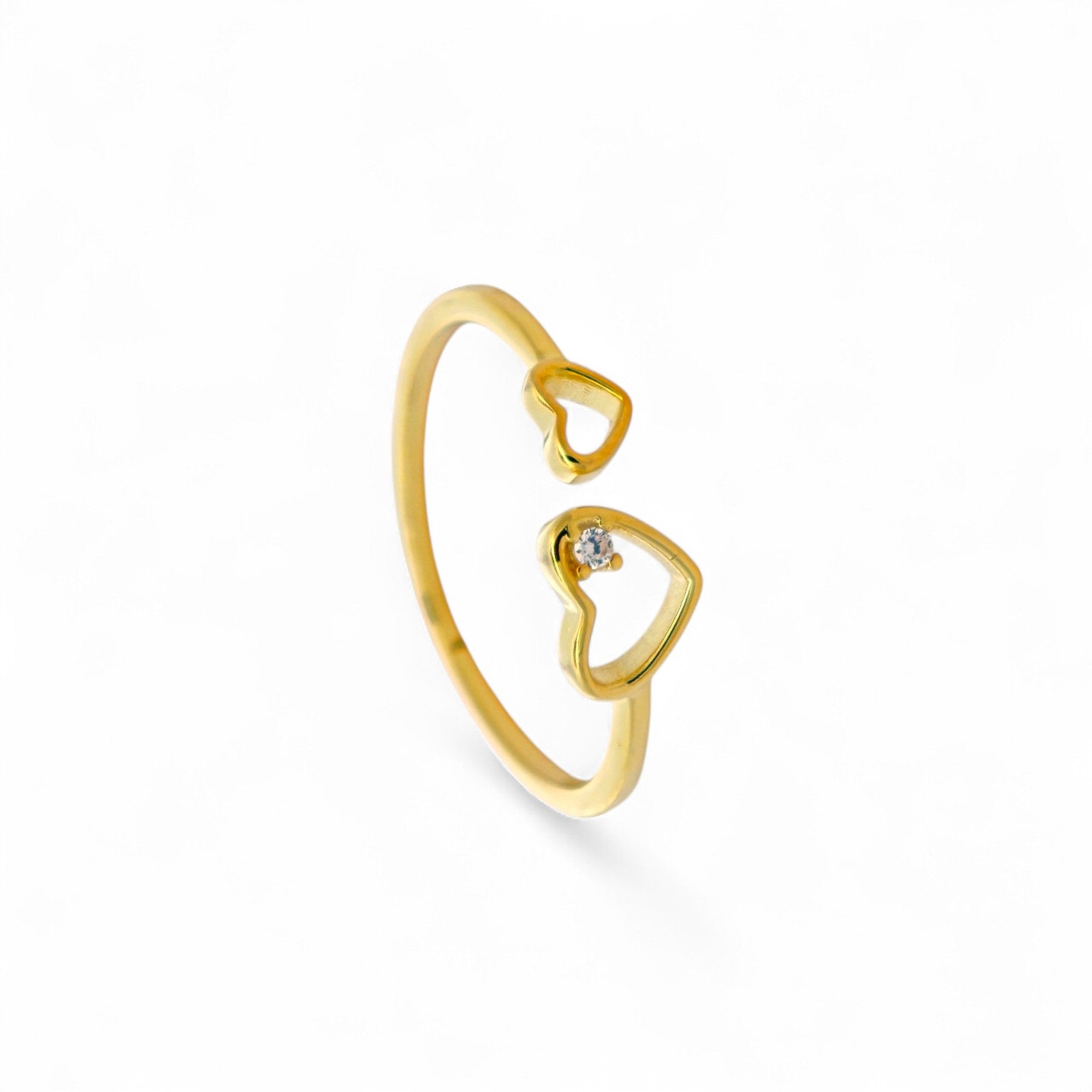 Anello Cuori in Argento