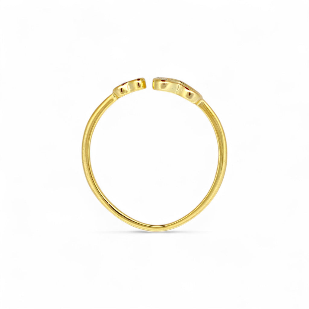 Anello Cuori in Argento
