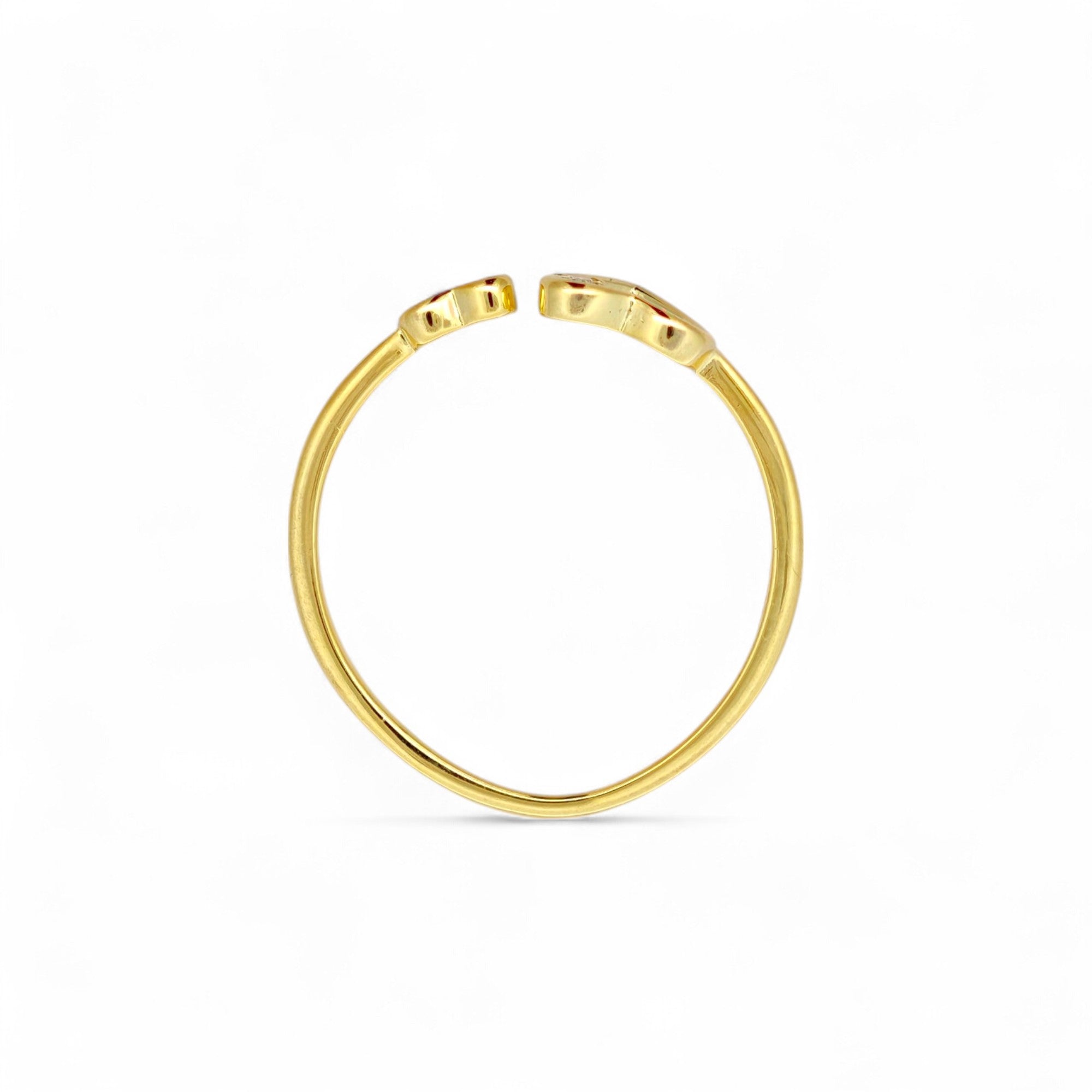 Anello Cuori in Argento