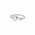 Anello Cuori in Argento
