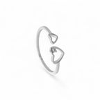 Anello Cuori in Argento