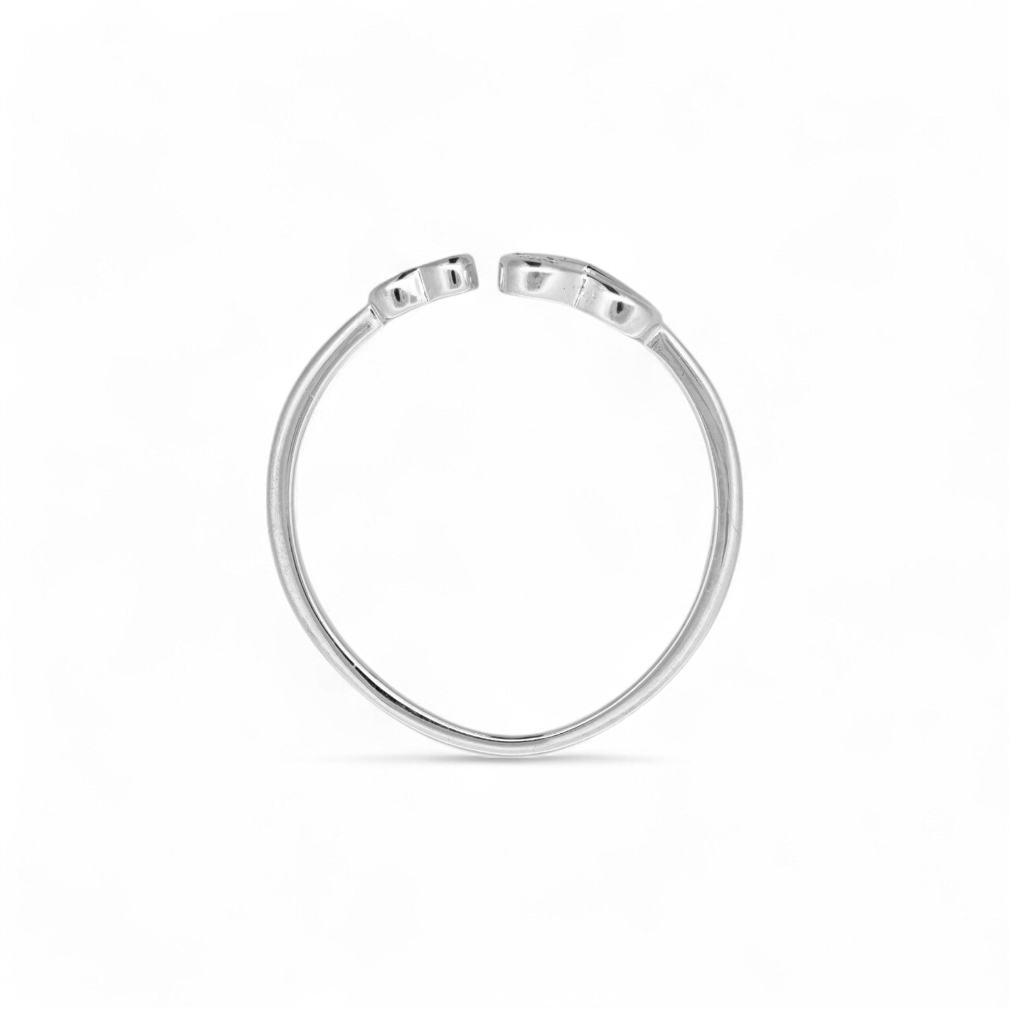 Anello Cuori in Argento