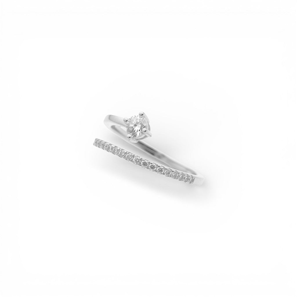 Anello Contrarié Luce Pura In Argento 925