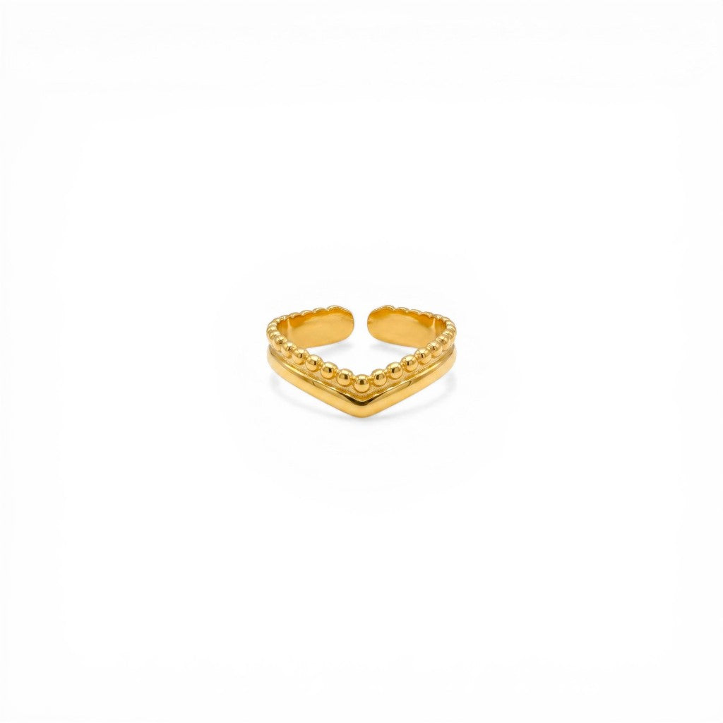 Anello Chevron Layer In Acciaio Inossidabile