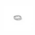 Anello Fascia Cuori Infinity In Acciaio Inossidabile