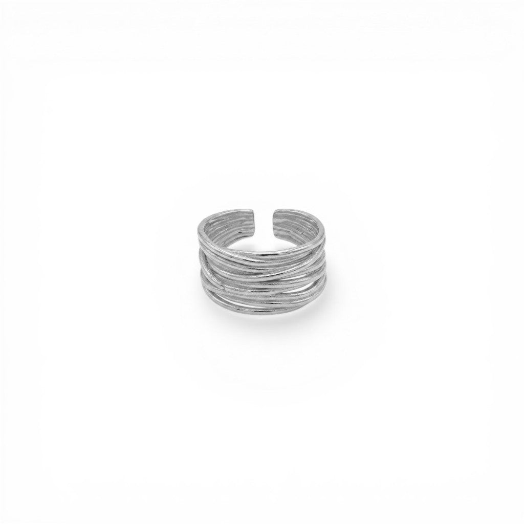 Anello Fascia Multi-Filo In Acciaio Inossidabile