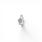 Anello Rosa con Bocciolo In Acciaio Inossidabile