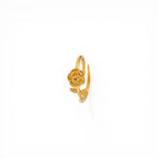 Anello Rosa con Bocciolo In Acciaio Inossidabile