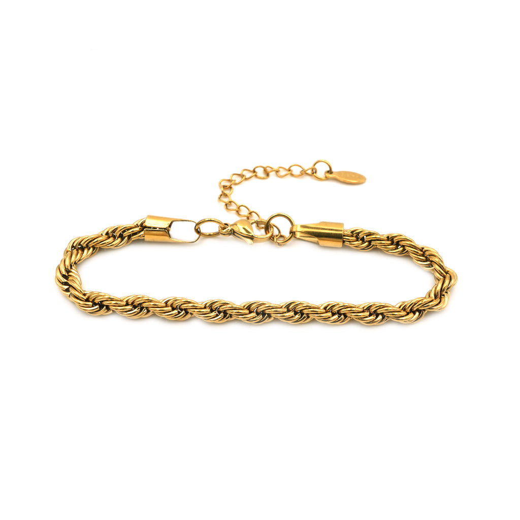 Bracciale Torchon in Acciaio Inossidabile