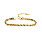 Bracciale Torchon in Acciaio Inossidabile