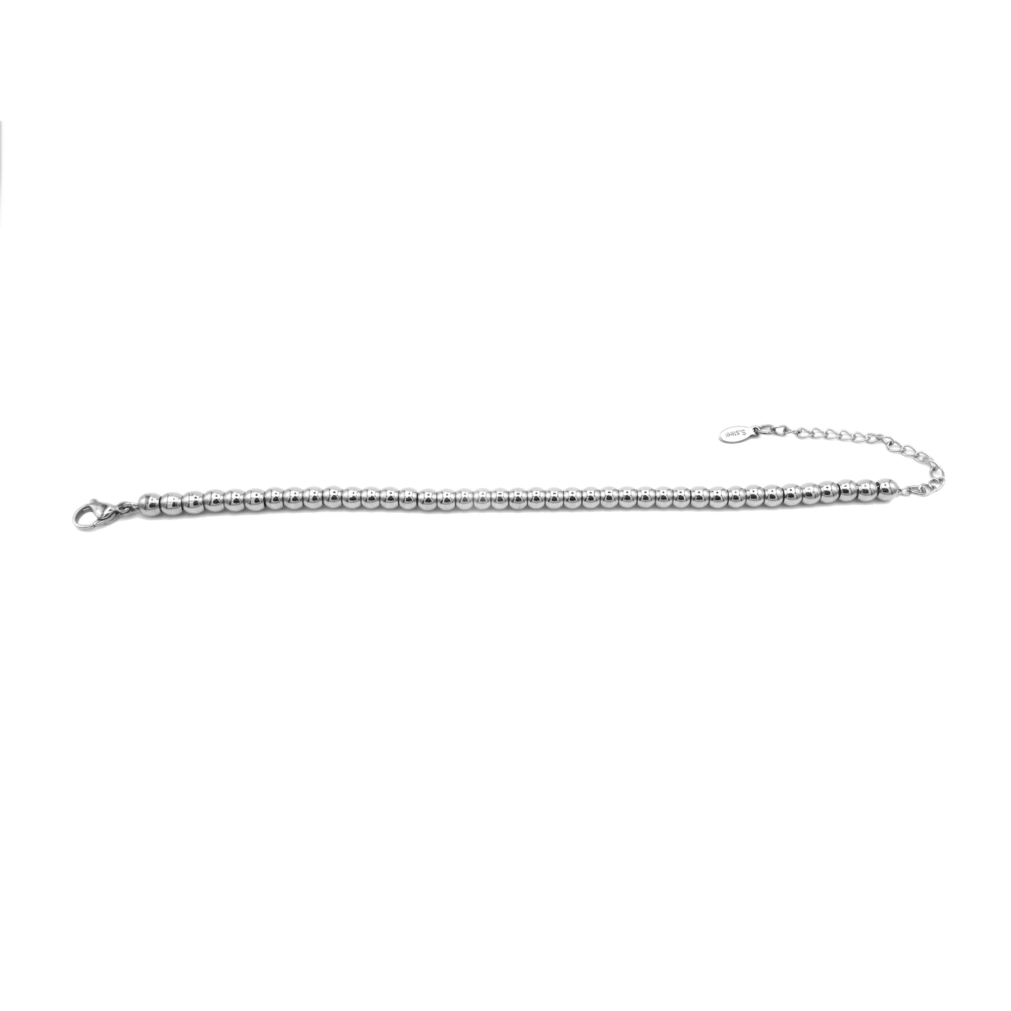 Braccialetto a Sfere in Acciaio Inossidabile