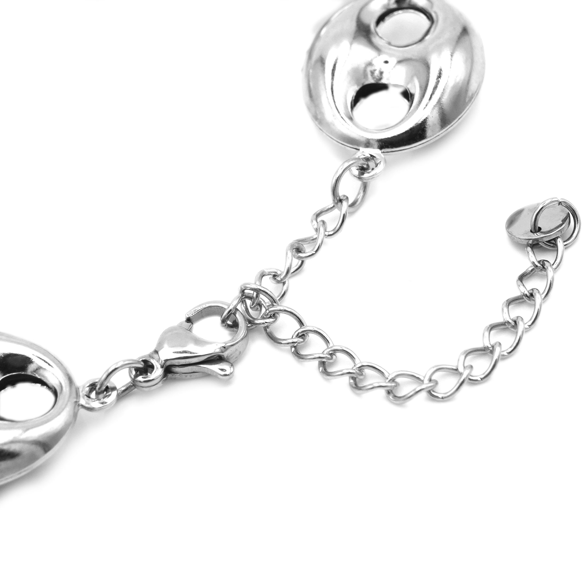 Bracciale in Acciaio Inossidabile con Maglie Marine Chunky