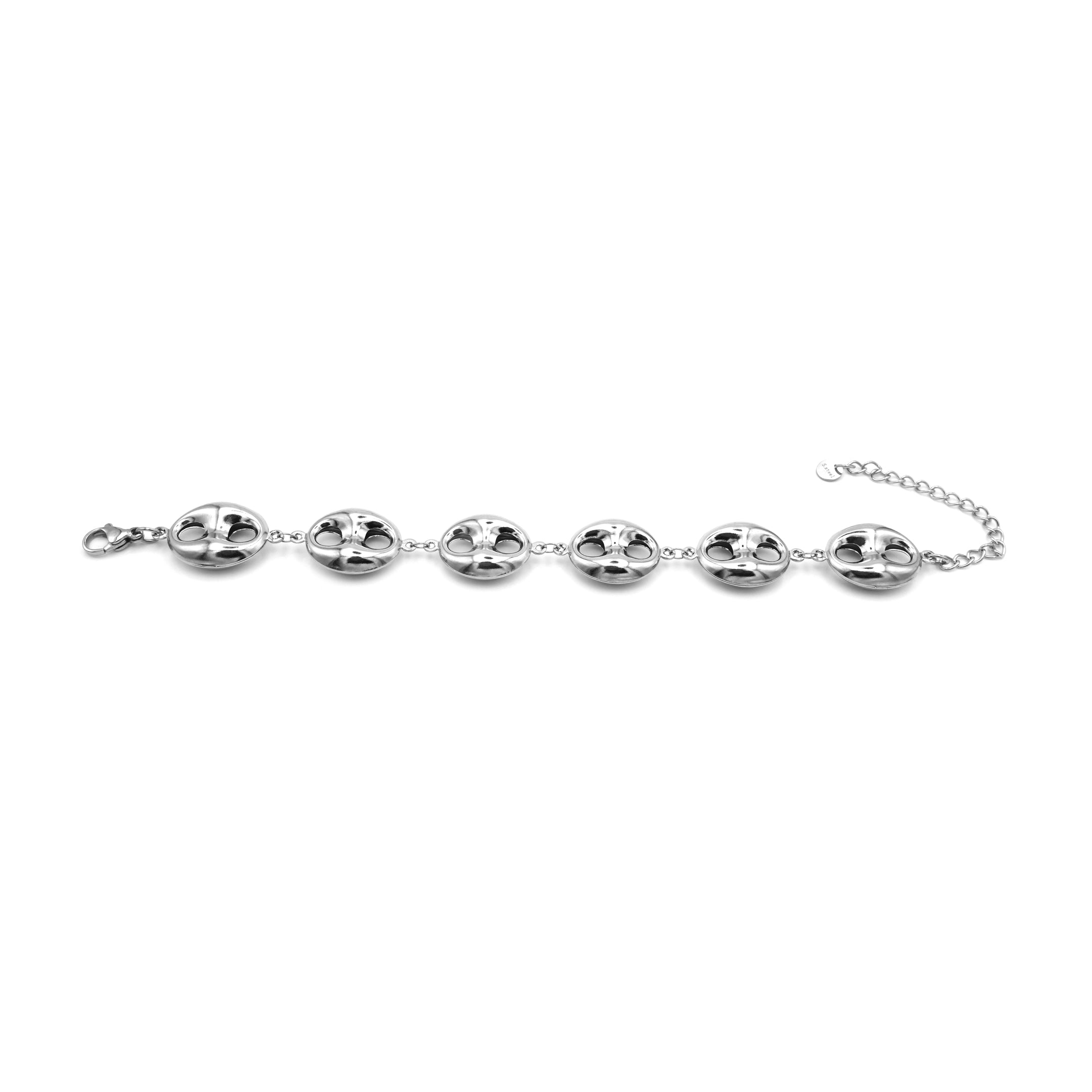 Bracciale Maglie Marine Chunky Acciaio