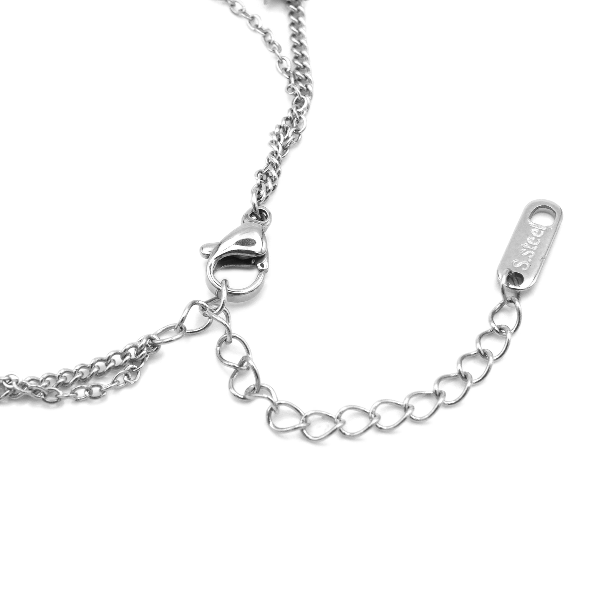 Bracciale Acciaio con Stelle e Lune