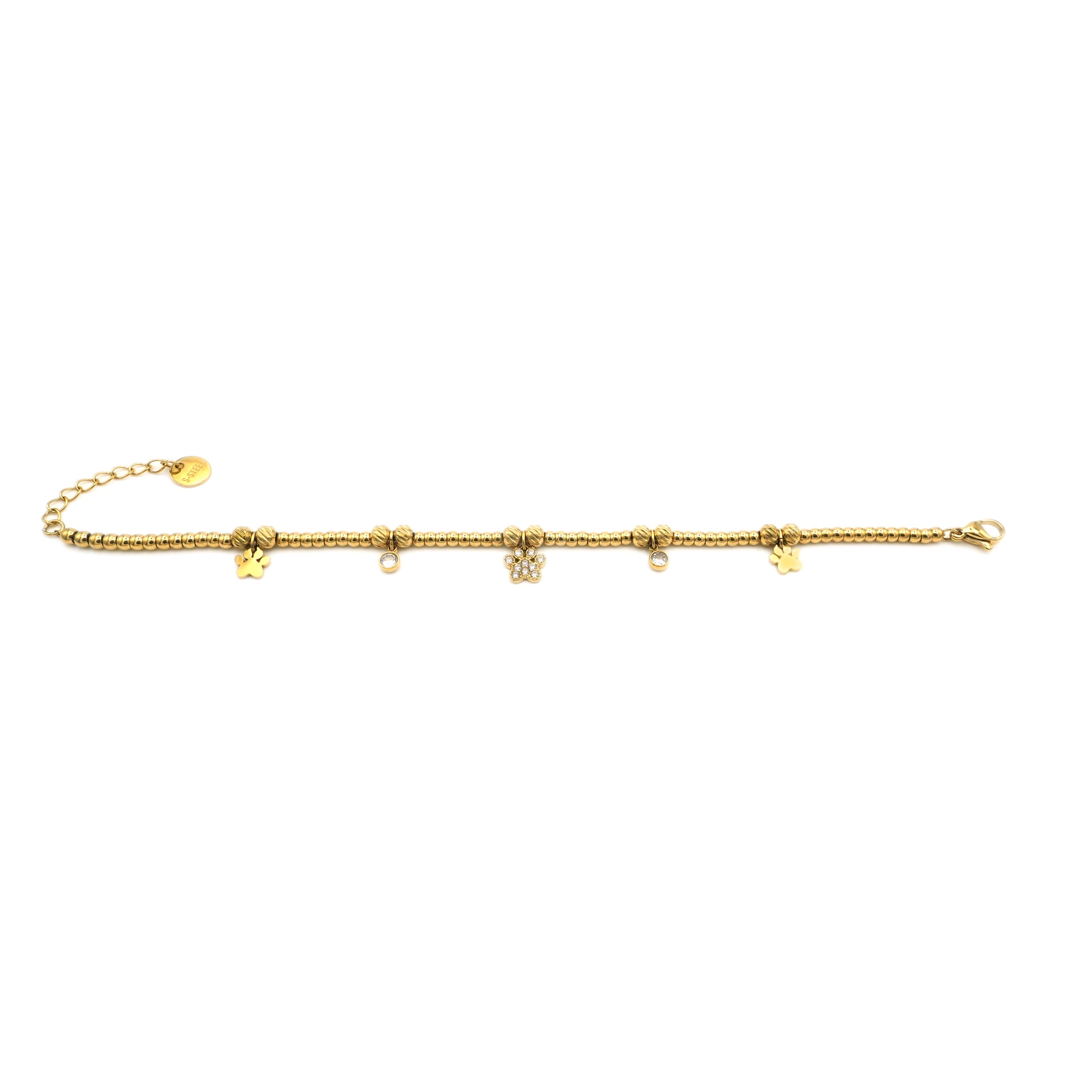 Bracciale con Ciondoli a Forma di Zampa