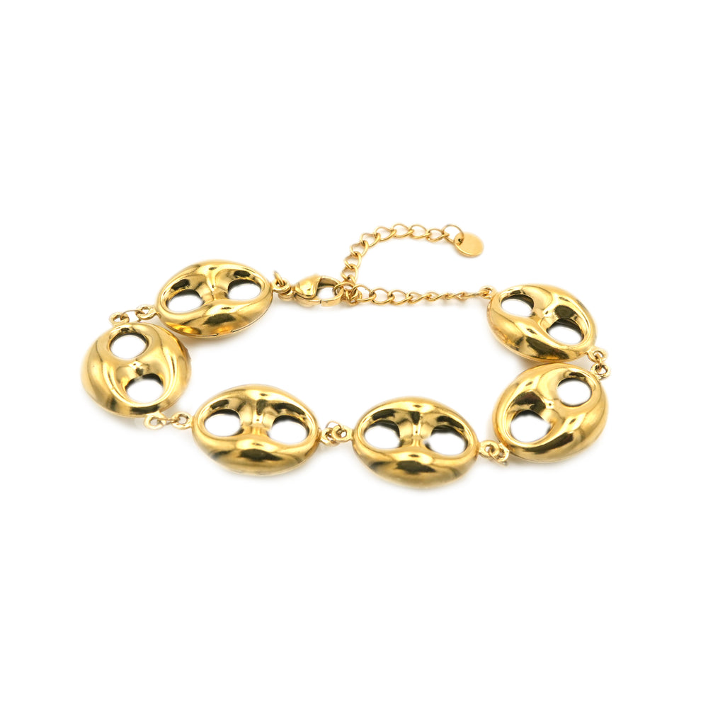 Bracciale Maglie Marine Chunky Acciaio