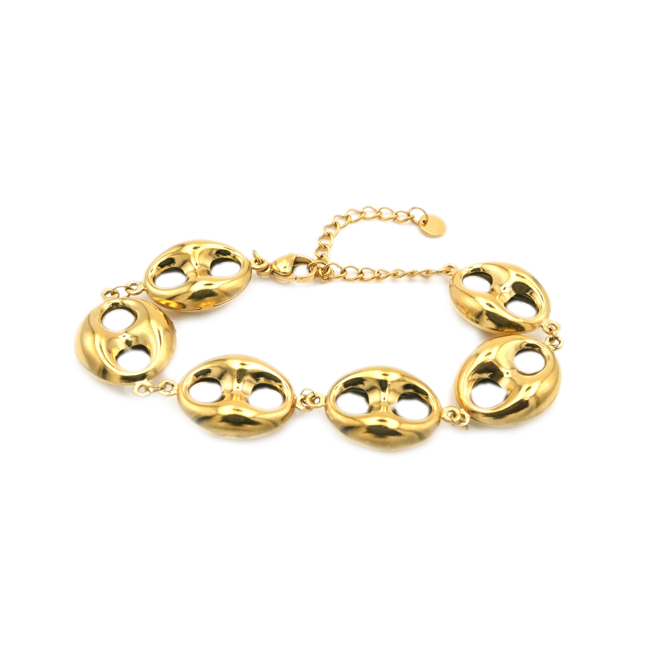Bracciale Maglie Marine Chunky Acciaio