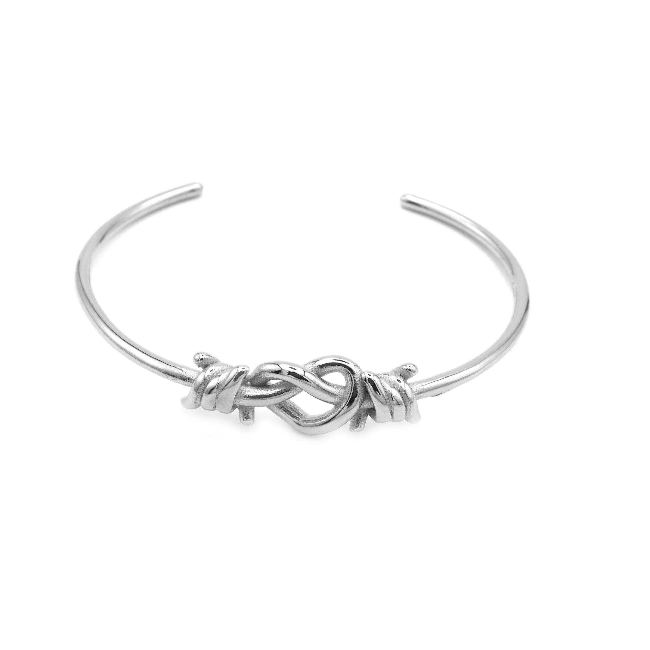 Bracciale Nodo d'Amore In Acciaio Inossidabile