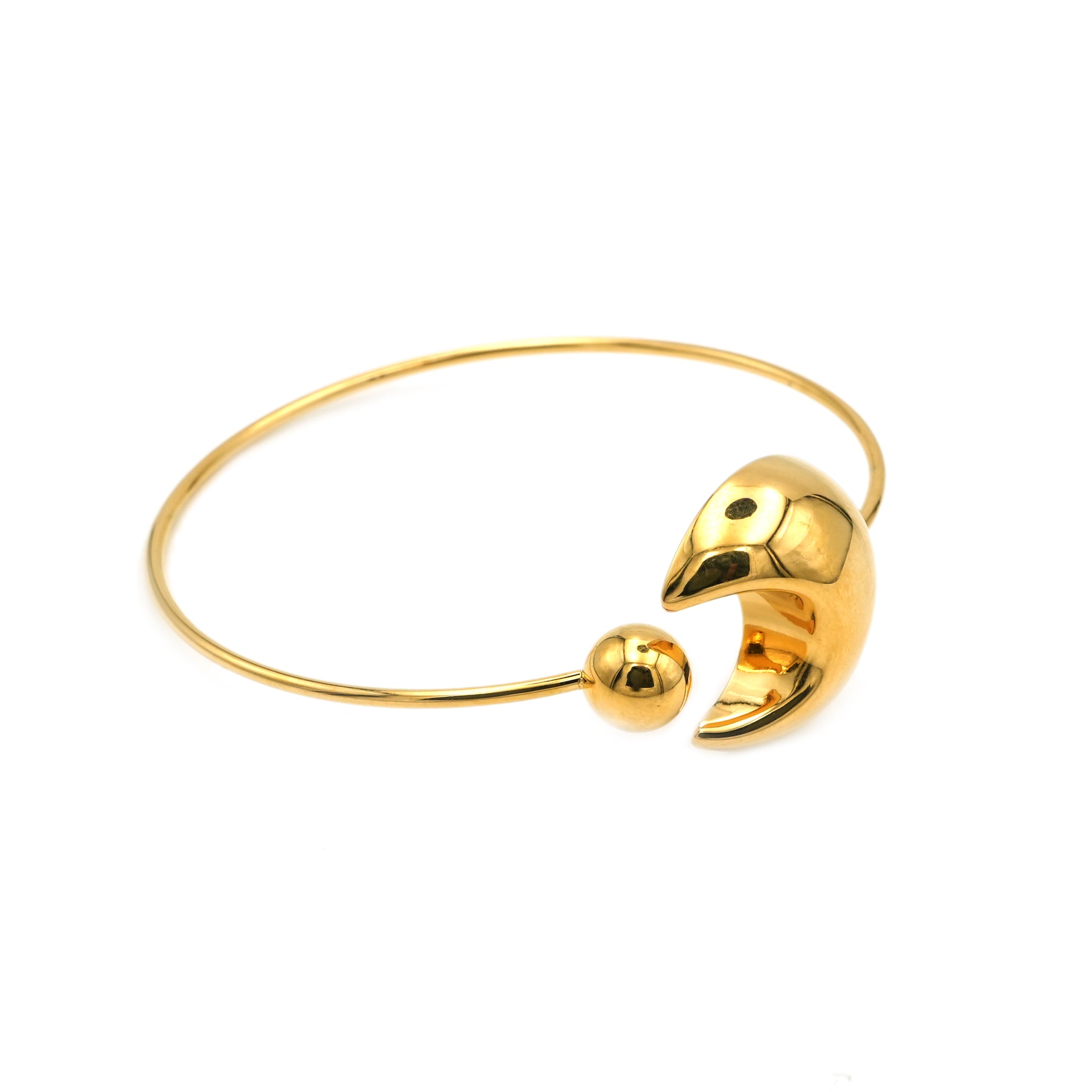 Bracciale Luna e Sole in Acciaio Inossidabile