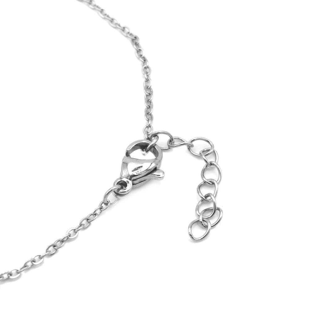 Bracciale Stella Radiante con Pavé e Punto Luce In Acciaio Inossidabile