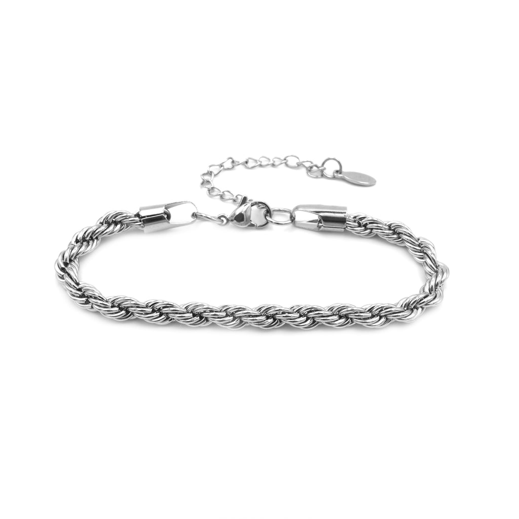 Bracciale Torchon in Acciaio Inossidabile