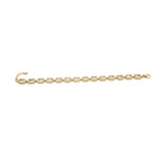 Bracciale Tennis con Cristalli Baguette e Halo In Acciaio Inossidabile
