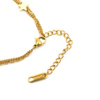 Bracciale Doppia Catena Celestial con Stelle e Lune In Acciaio Inossidabile