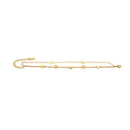 Bracciale Doppia Catena Celestial con Stelle e Lune In Acciaio Inossidabile