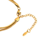 Bracciale Doppia Catena Snake con Sfere In Acciaio Inossidabile