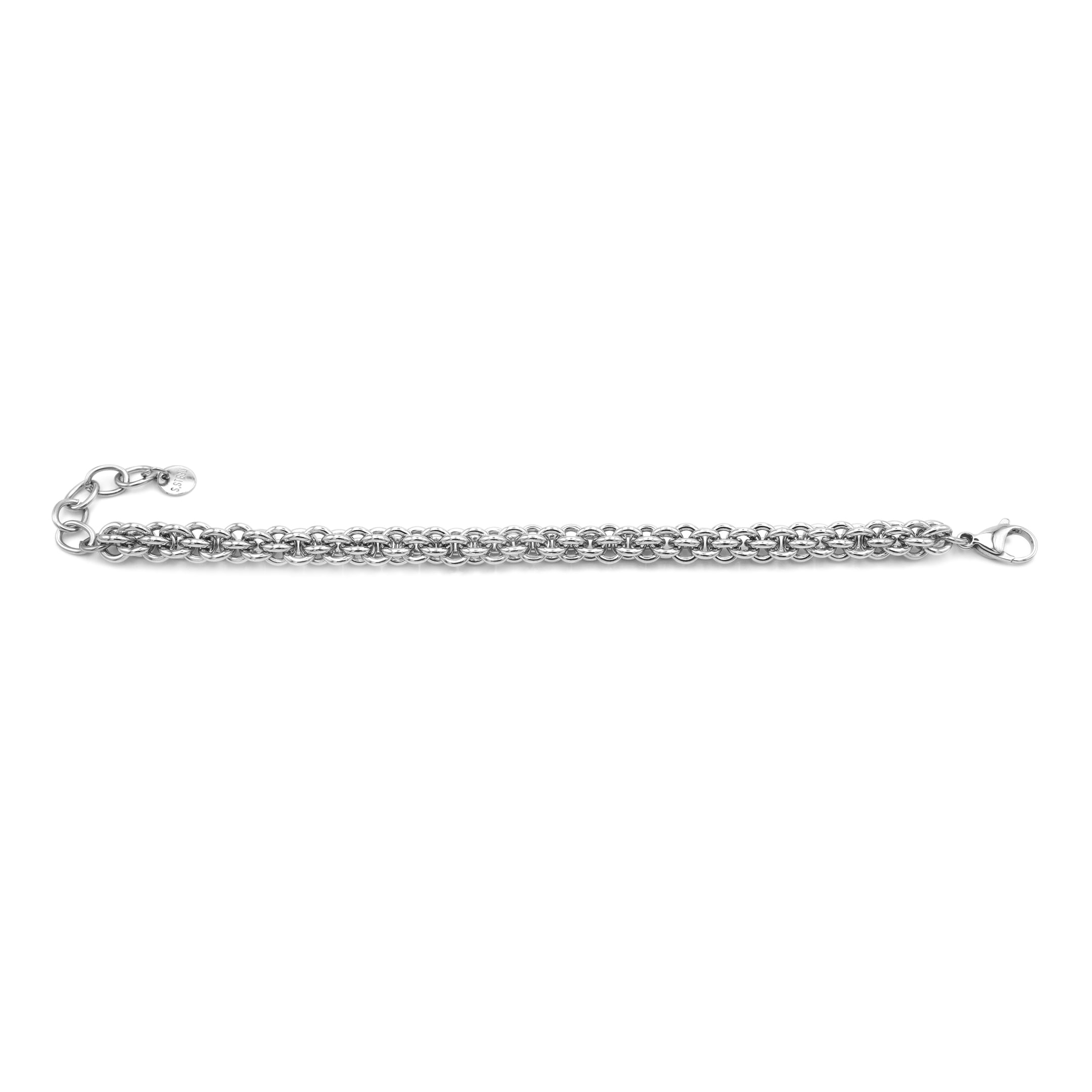 Bracciale Chunky  Intrecciato In Acciaio Inossidabile