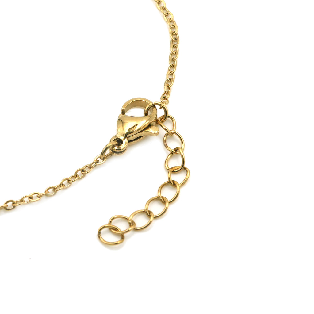 Bracciale Cuore Radiante con Pavé e Punto Luce In Acciaio Inossidabile