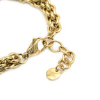 Bracciale Chunky  Intrecciato In Acciaio Inossidabile