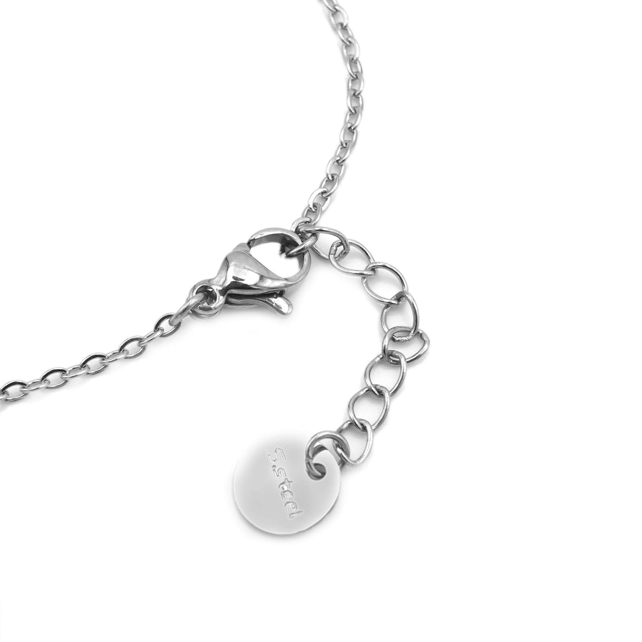 Bracciale Civetta Portafortuna con Punti Luce In Acciaio Inossidabile