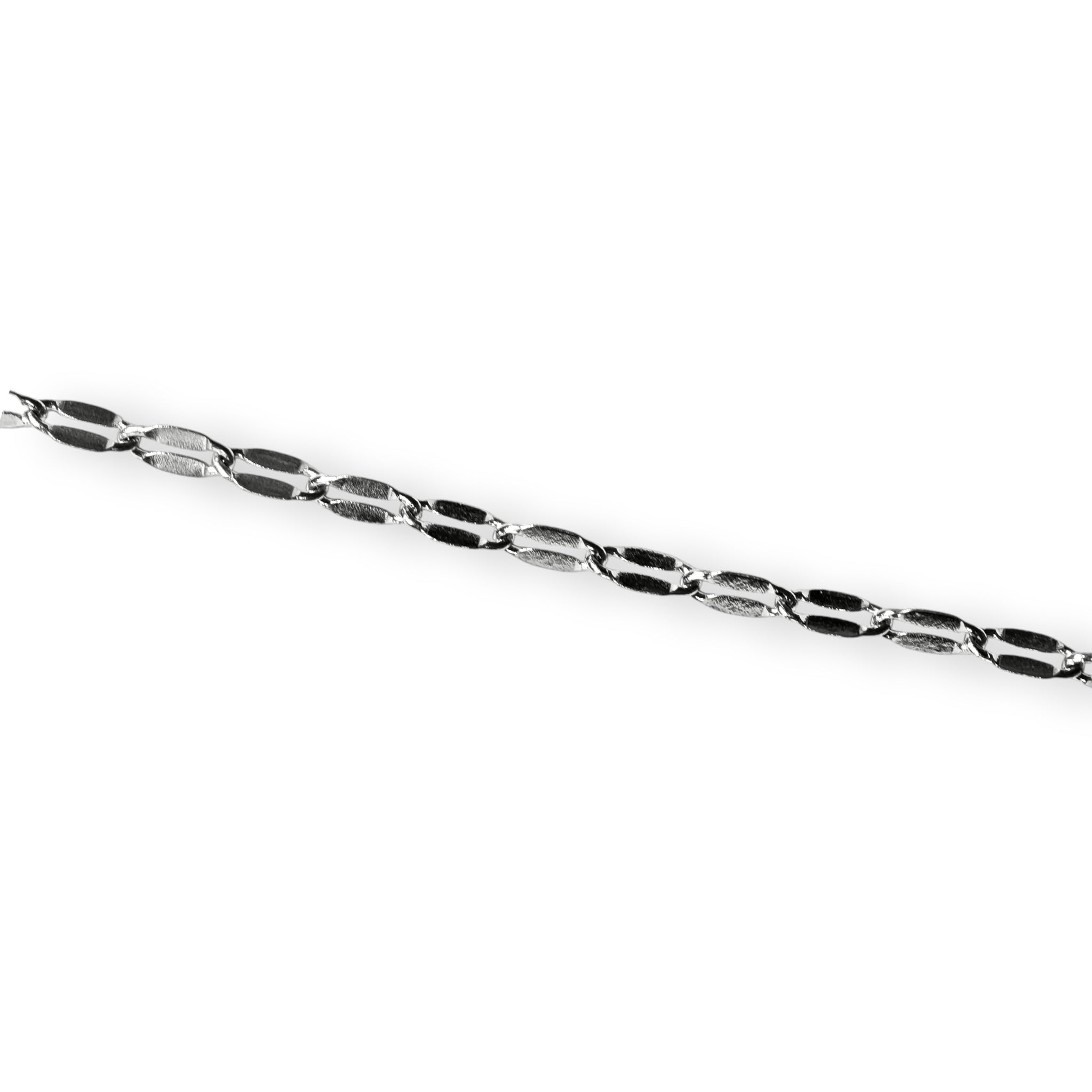 Bracciale Baciamano Catena Ovale Acciaio