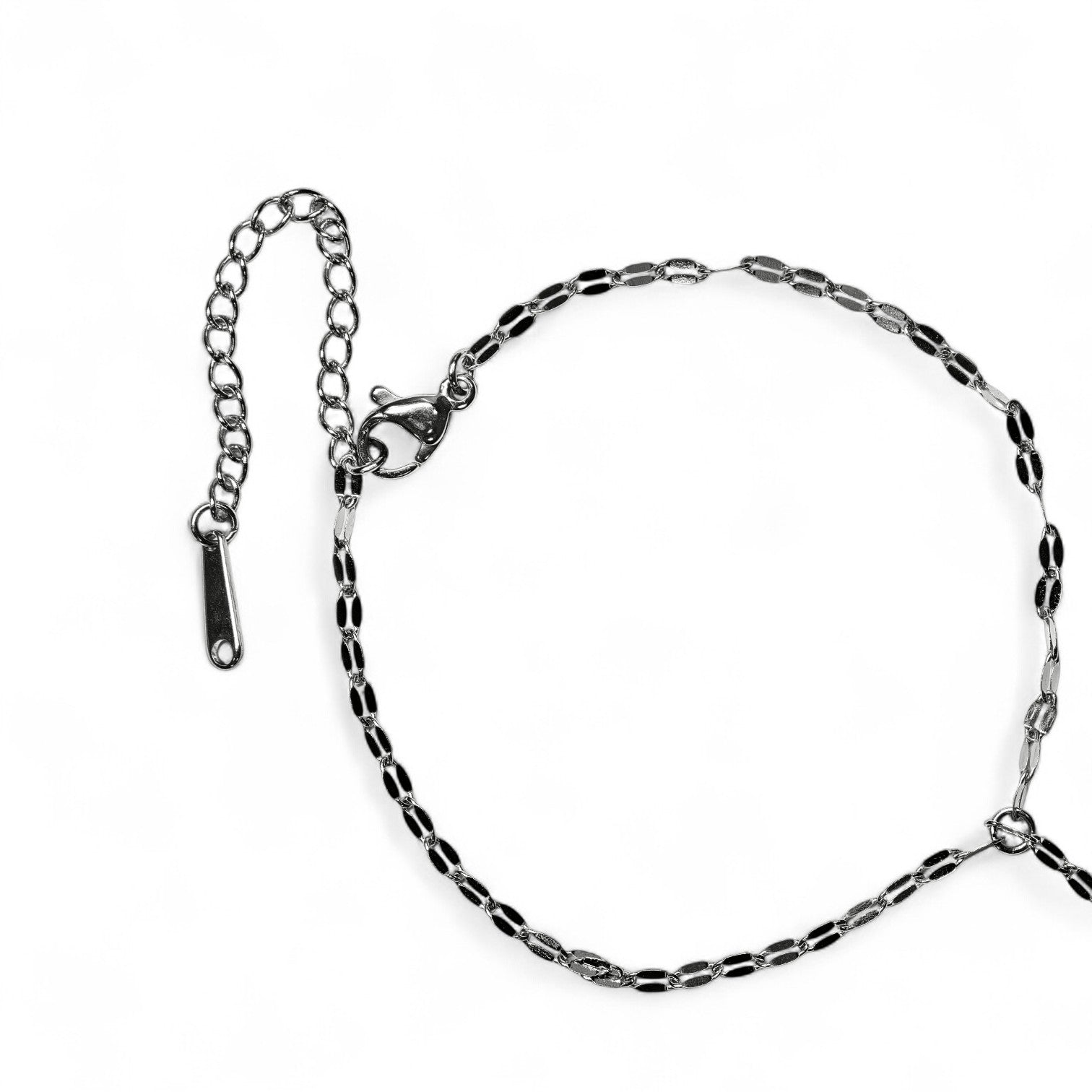 Bracciale Baciamano Catena Ovale Acciaio