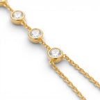 Bracciale Baciamano con Punti Luce In Acciaio Inossidabile