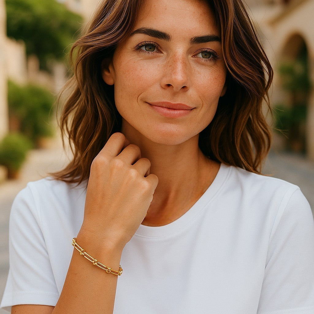 Bracciale a Catena Hardwear con Sfere In Acciaio Inossidabile