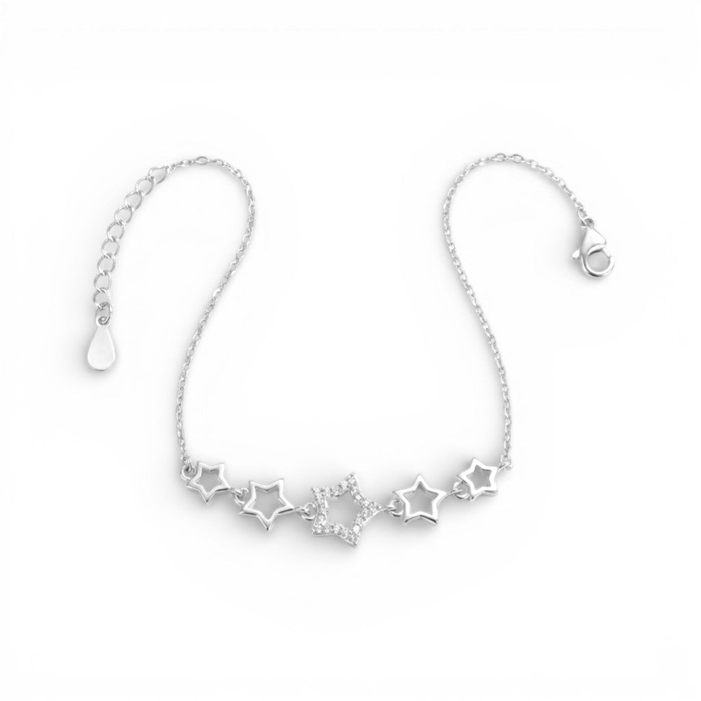Bracciale Stelle In Argento 925