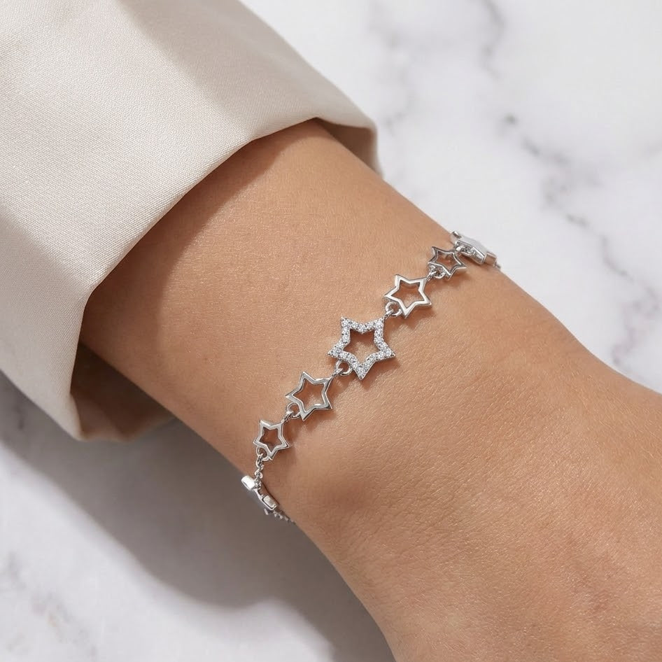 Bracciale Stelle In Argento 925