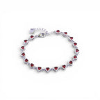 Bracciale con Cuori in Argento 925